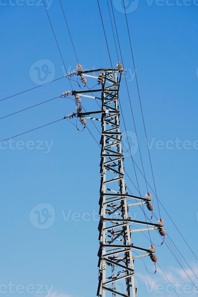 electricity power transmission tower photo