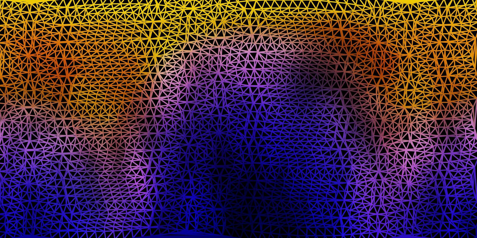 Dark blue red vector triangle mosaic wallpaper