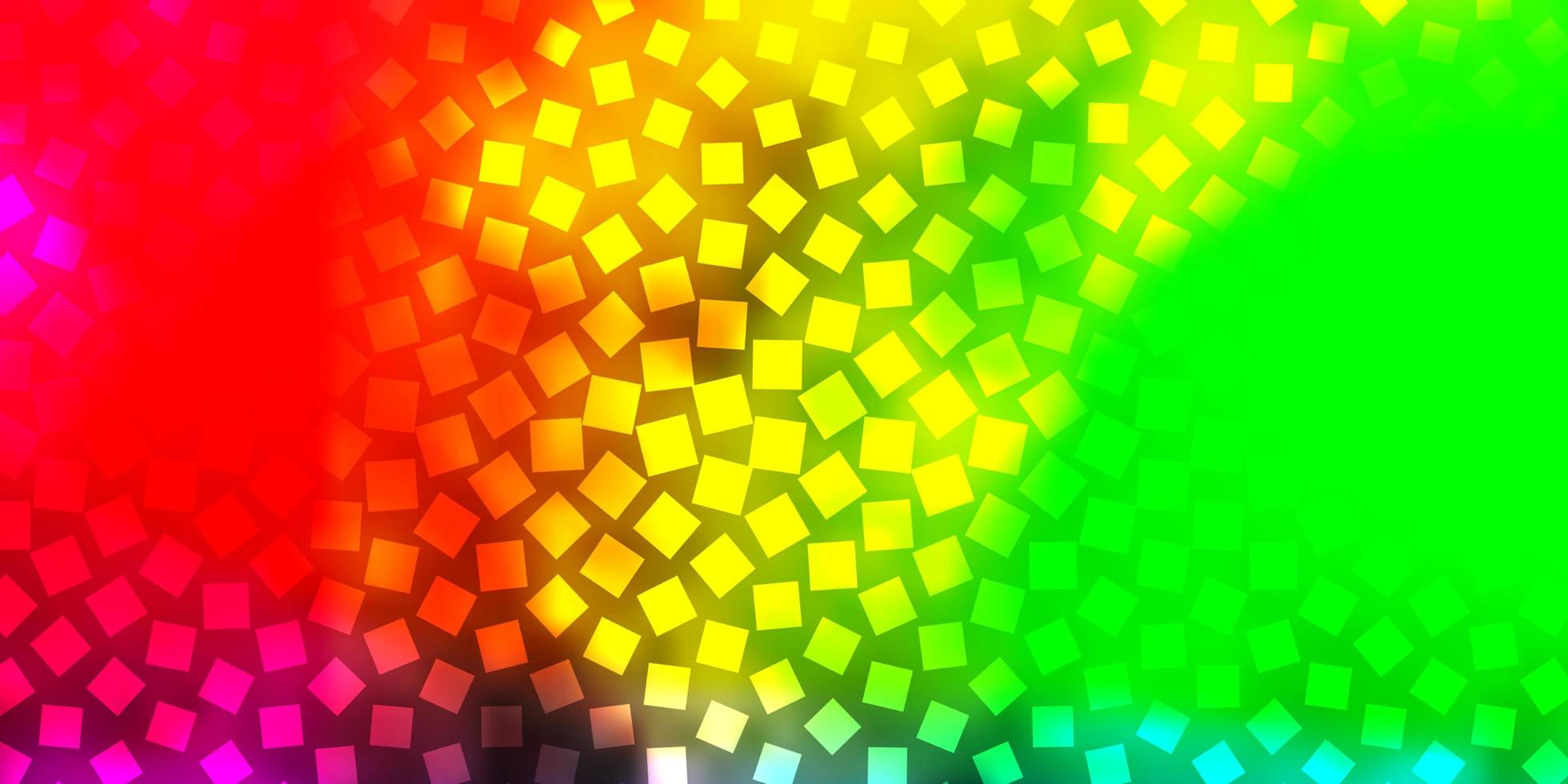 Fondo de vector multicolor claro con rectángulos ilustración colorida con rectángulos degradados y cuadrados plantilla moderna para su página de destino