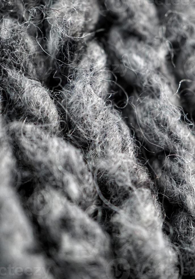 grey wool cloth handmade photo