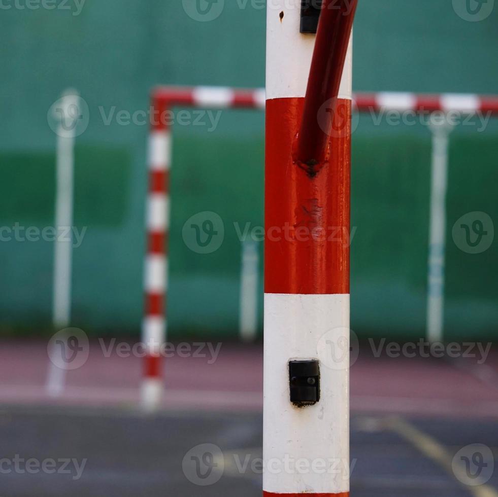 portería de fútbol callejero equipo deportivo foto