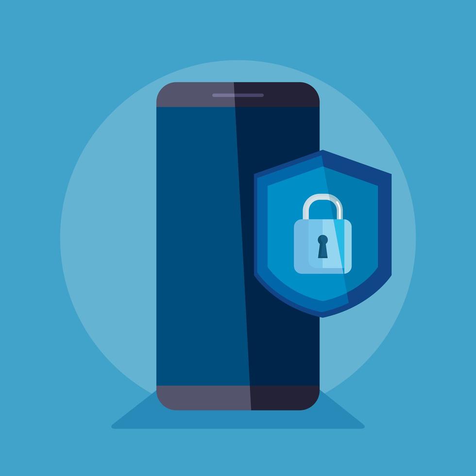 smartphone device protection shield secure 2542113 Vector Art at Vecteezy