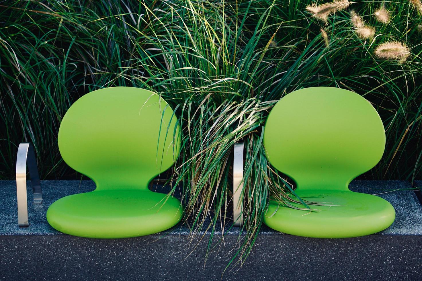 chairs on the street photo