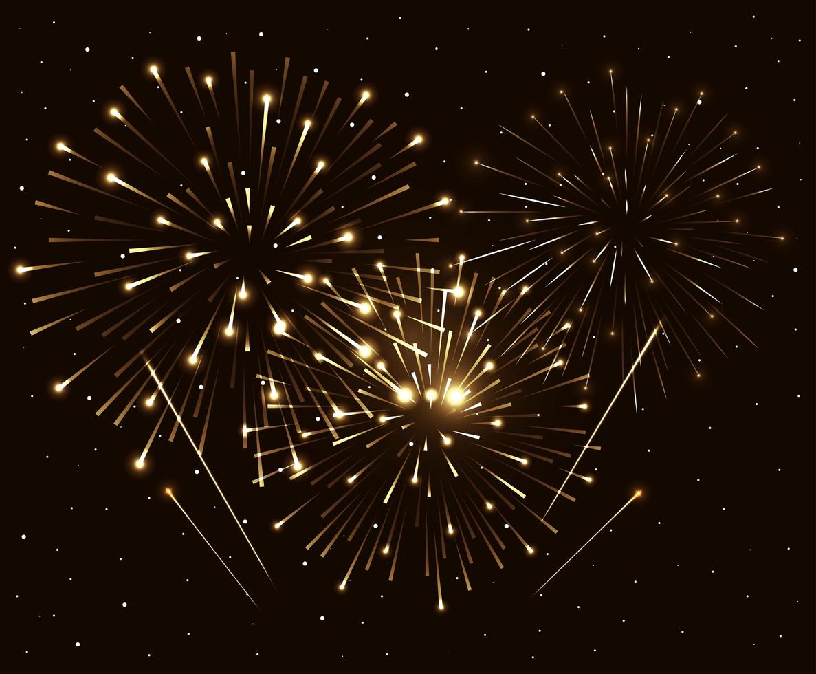 fireworks splash explosion background icon vector