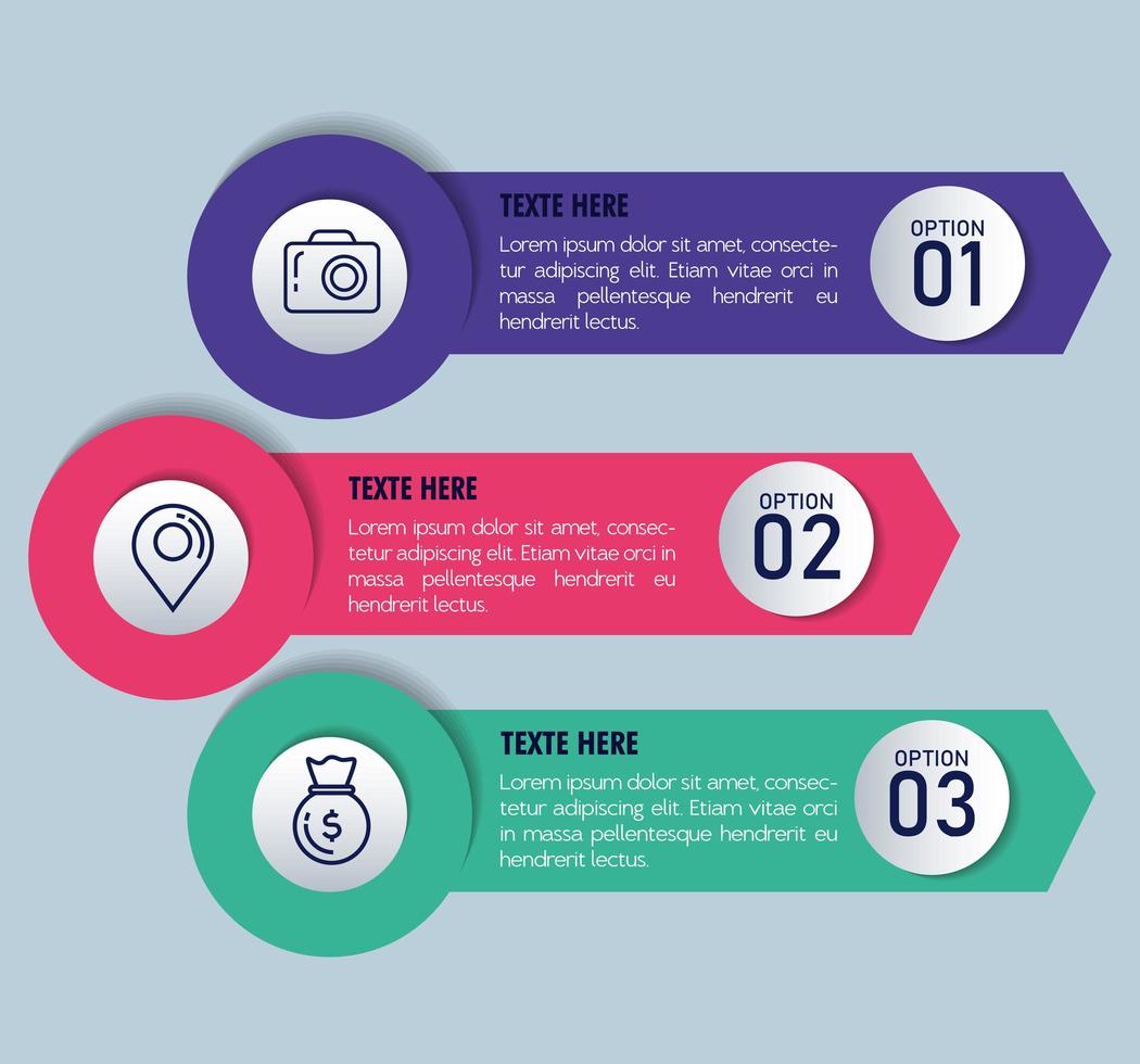 statistical infographic with numbers and business icons vector
