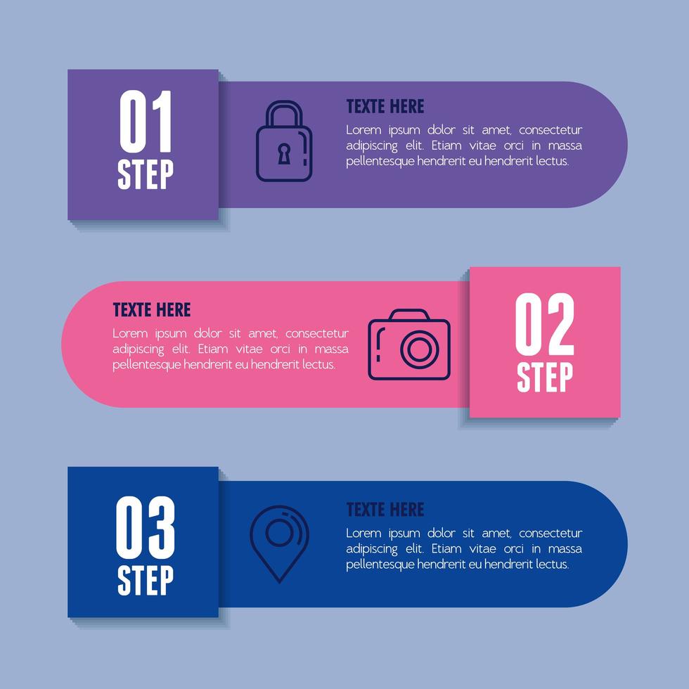 statistical infographic with numbers and business icons vector