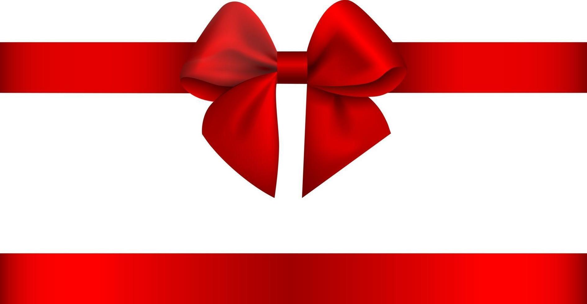red bow and ribbon 2543438 Vector Art at Vecteezy