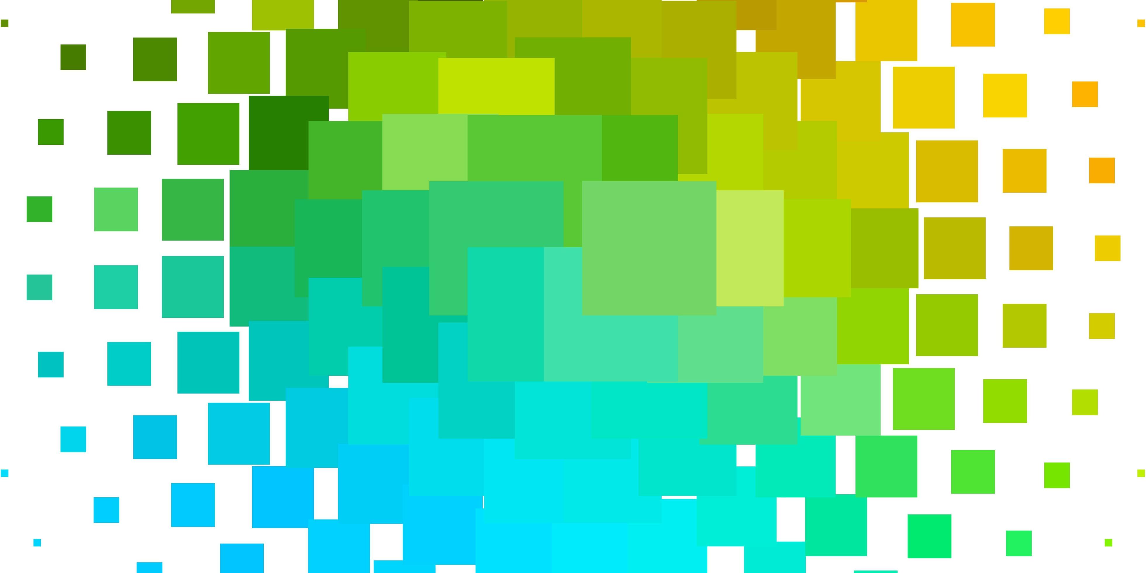 Light Blue Yellow vector pattern in square style Abstract gradient