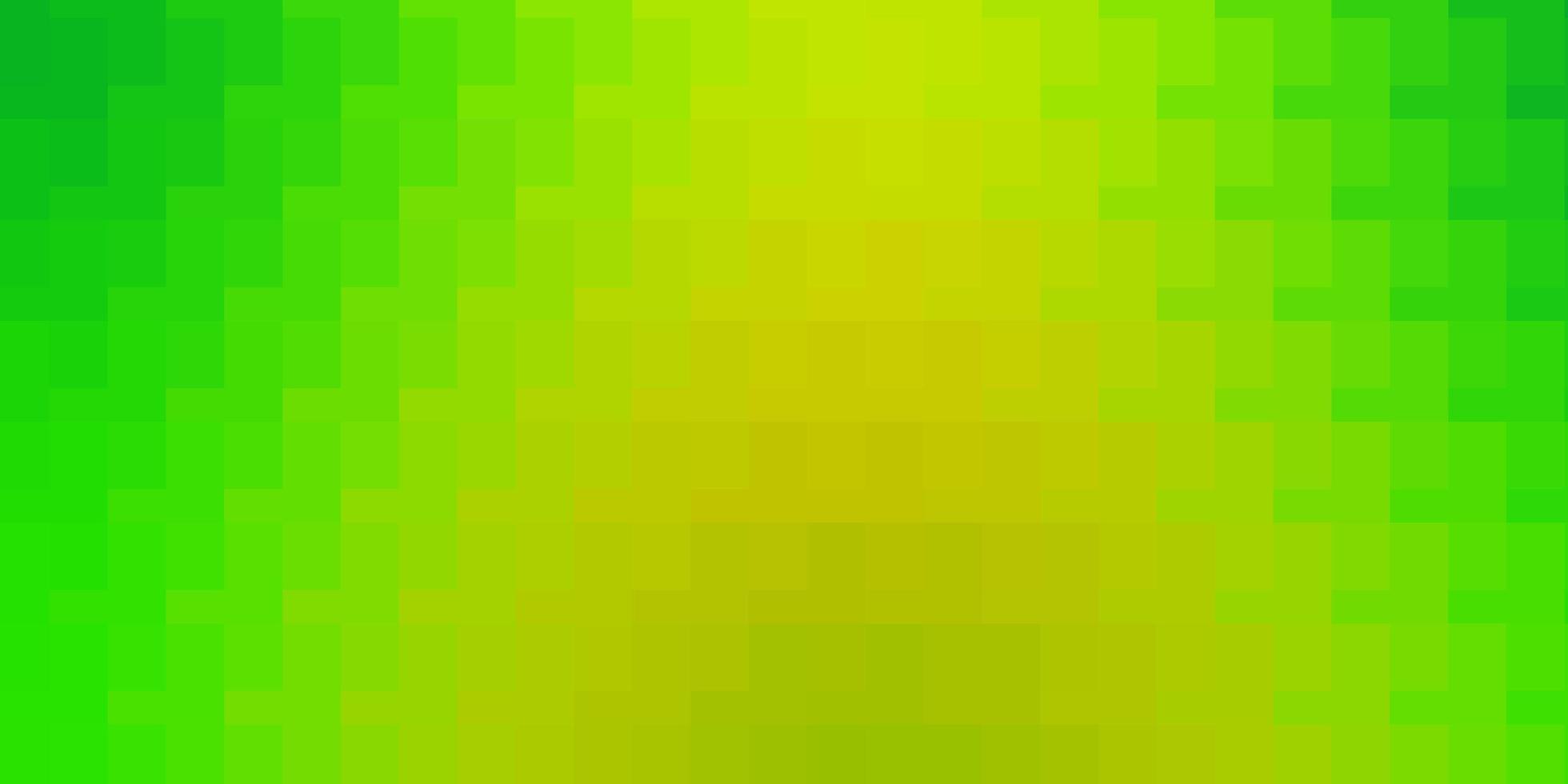 textura de vector amarillo verde claro en estilo rectangular diseño moderno con rectángulos en patrón de estilo abstracto para folletos de folletos de negocios