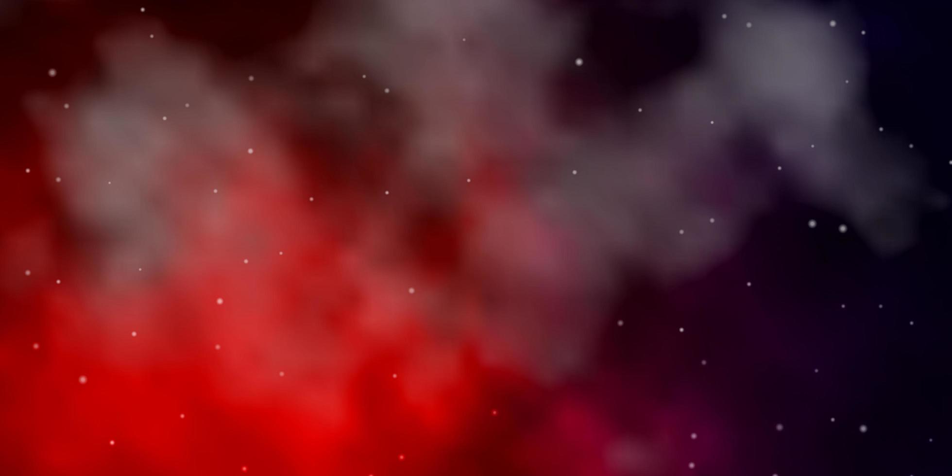 textura de vector rojo azul oscuro con hermosas estrellas ilustración colorida con diseño de estrellas de degradado abstracto para la promoción de su negocio