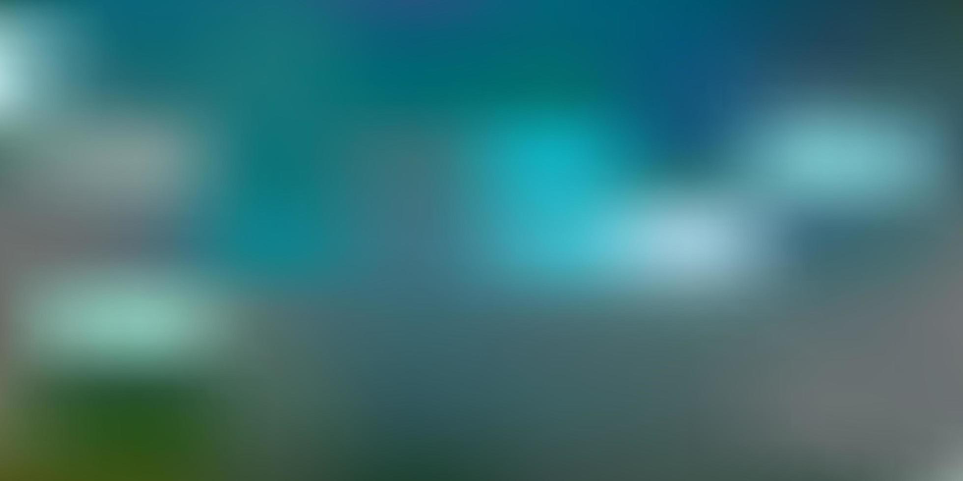 Light blue green vector gradient blur template