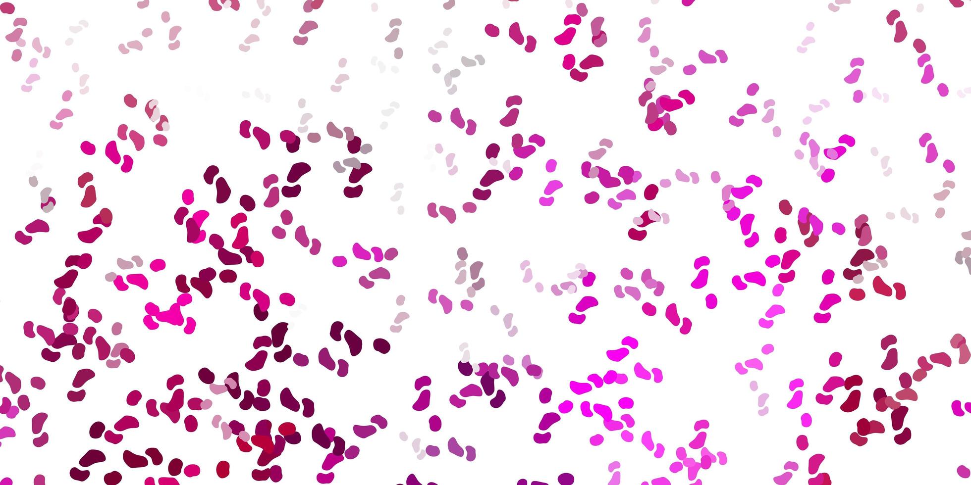 Light pink vector backdrop with chaotic shapes
