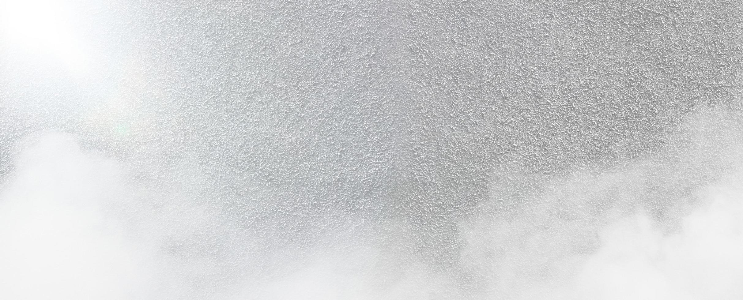 White cement wall with fog texture background Rough texture photo