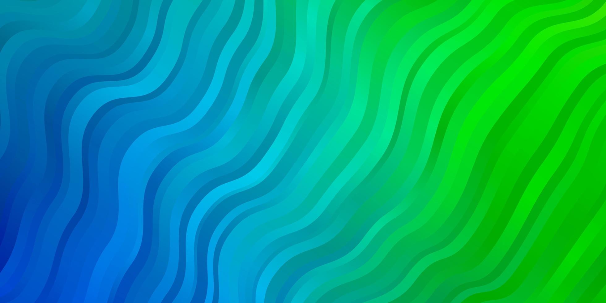 Light Blue Green vector texture with circular arc Illustration in halftone style with gradient curves Pattern for commercials ads