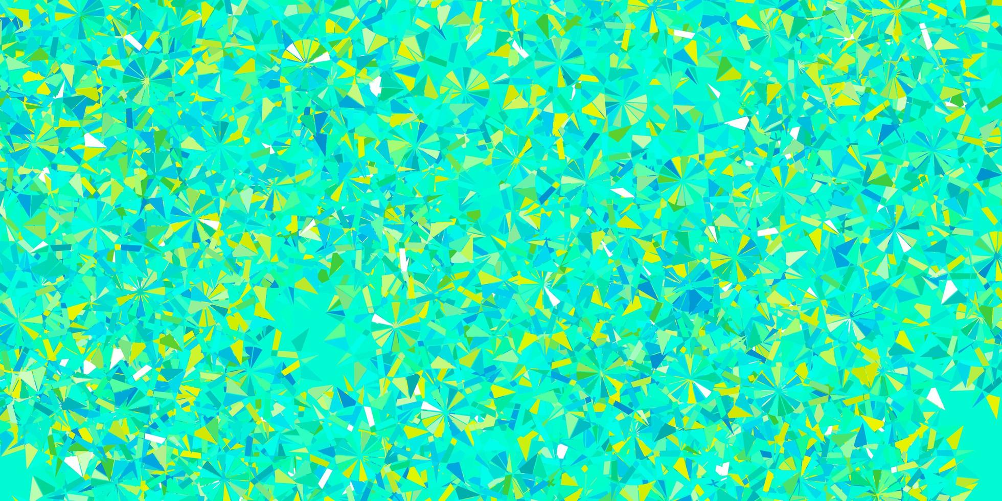 Light Green vector template with ice snowflakes