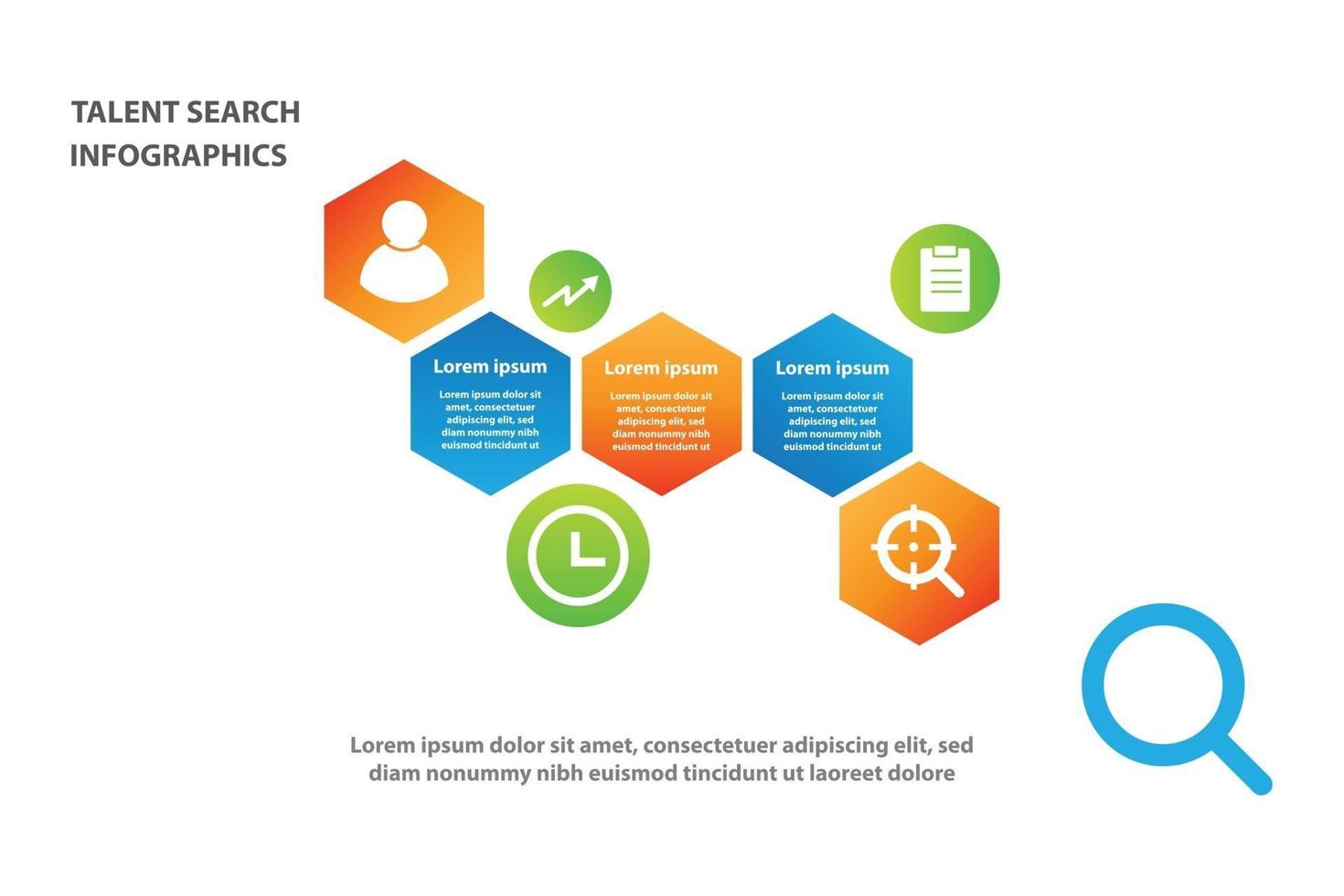 business infographic template vector