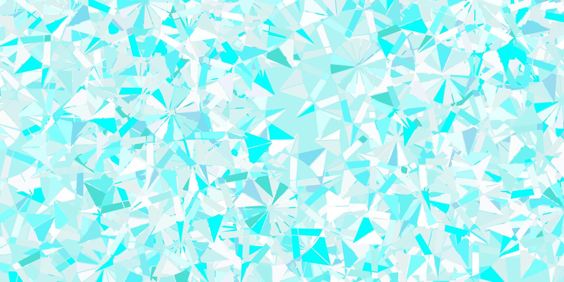Light blue vector template with ice snowflakes