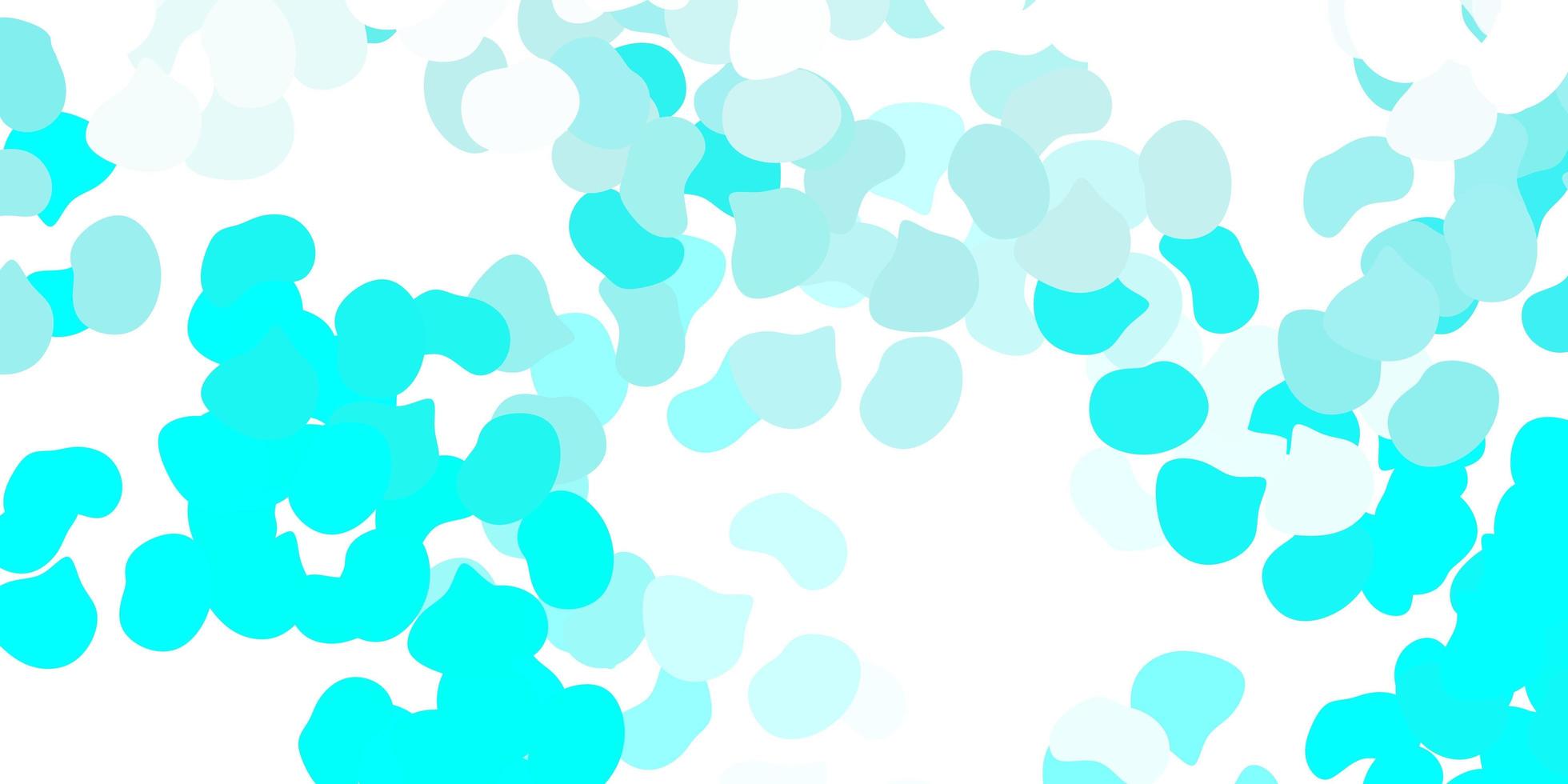 Light green vector backdrop with chaotic shapes