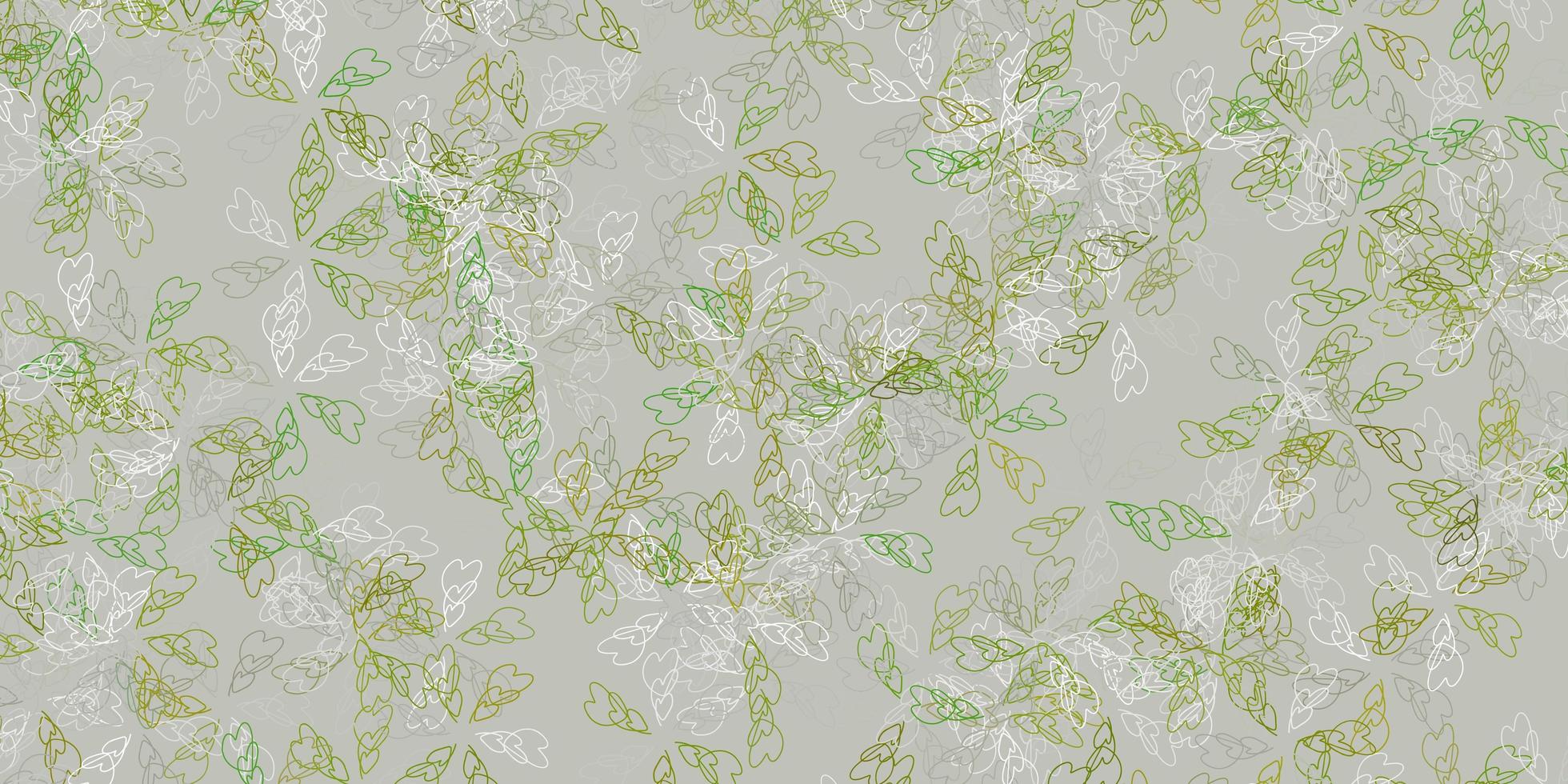 Light gray vector abstract background with leaves
