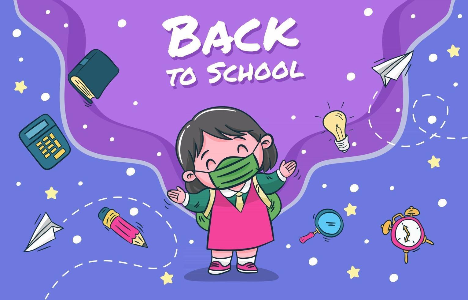 Back to School with Protocol Concept vector