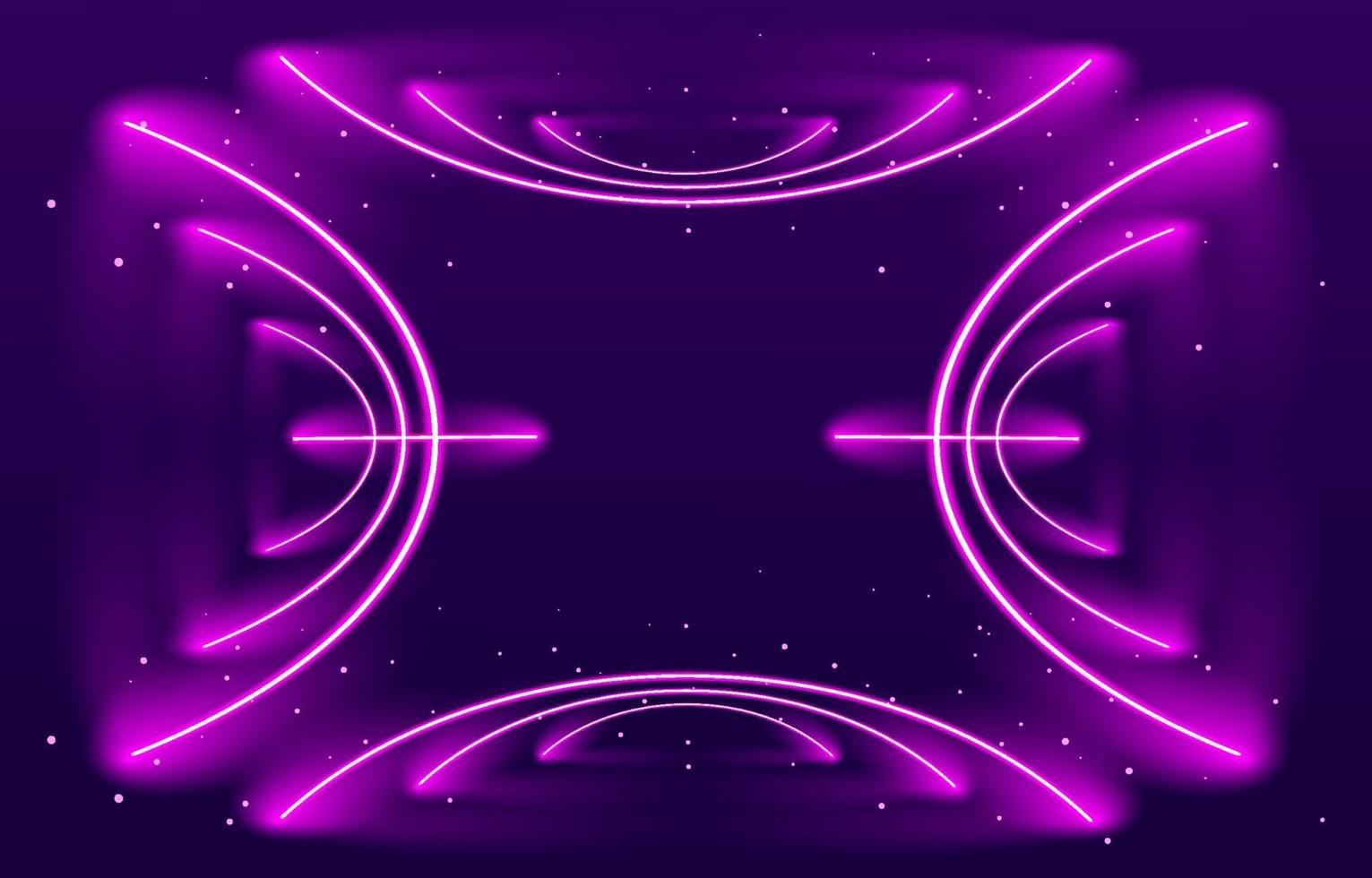 Glow Neon Abstract Line Background vector