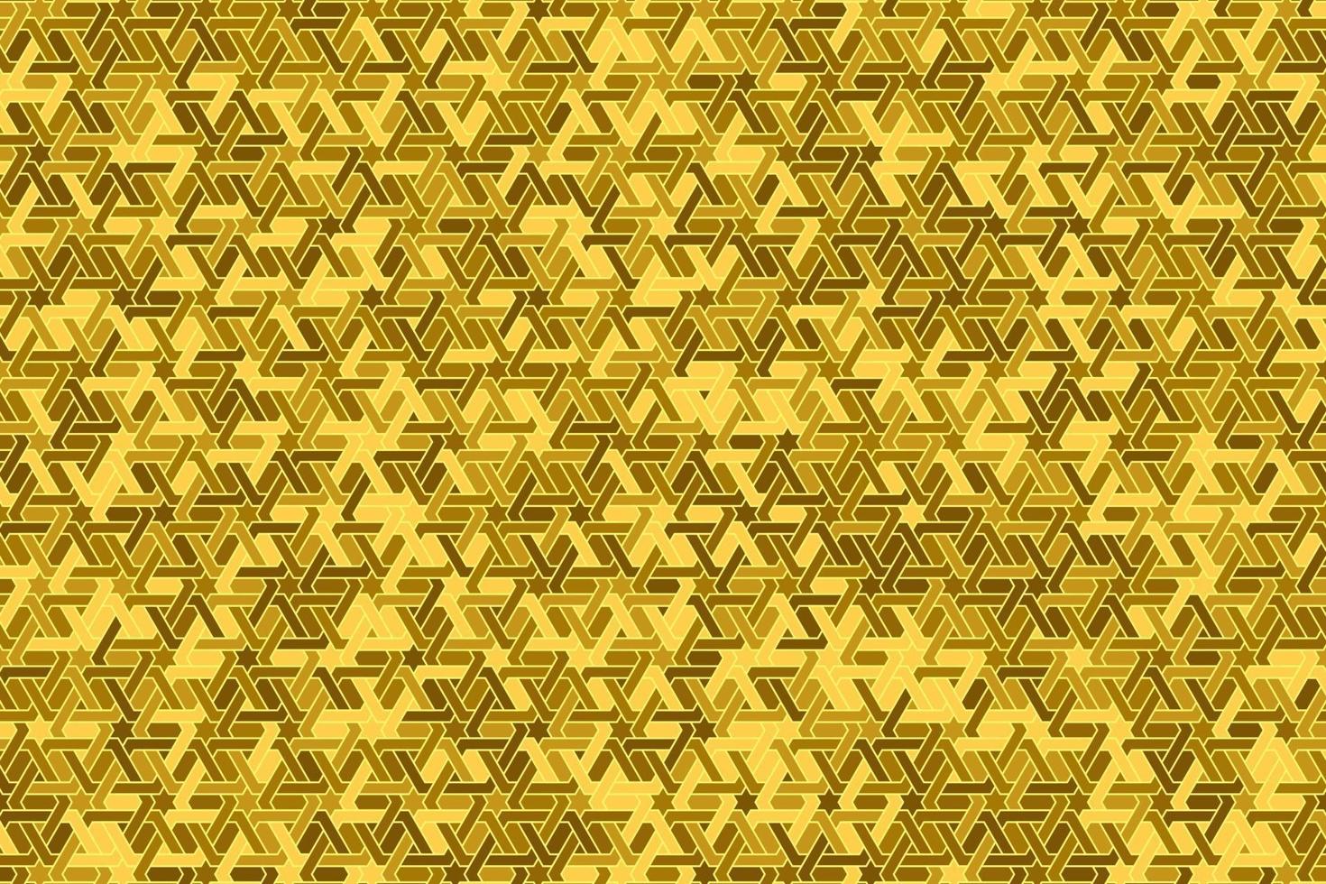Fondo de lujo moderno de diseño de patrones sin fisuras geométricos de oro abstracto con superposición poligonal de oro vector