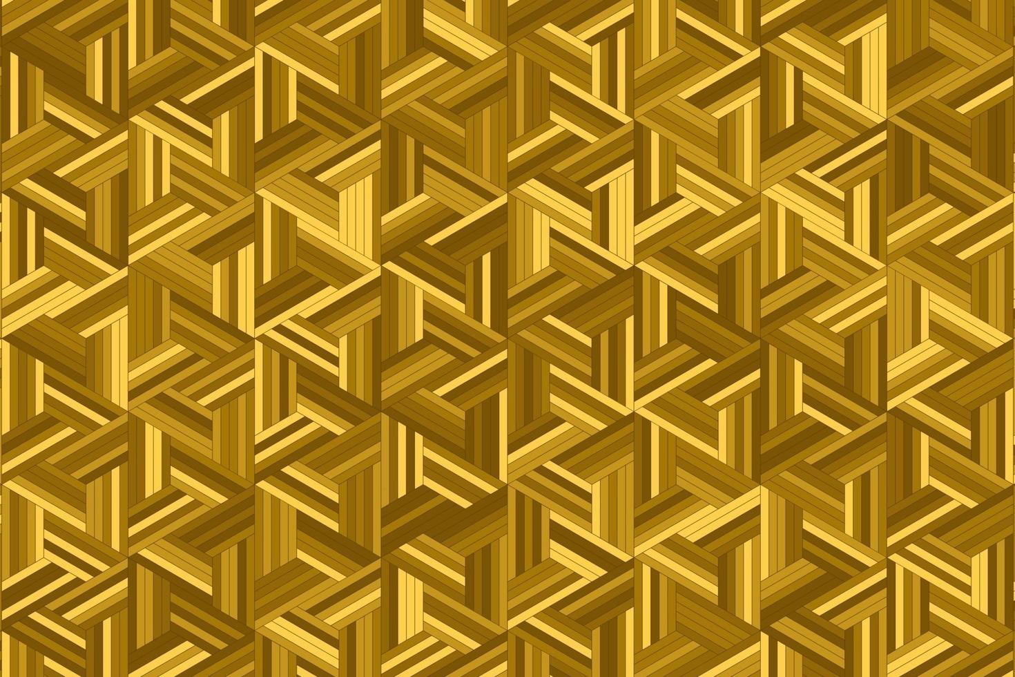 diseño de patrones sin fisuras geométricas de oro abstracto moderno vector
