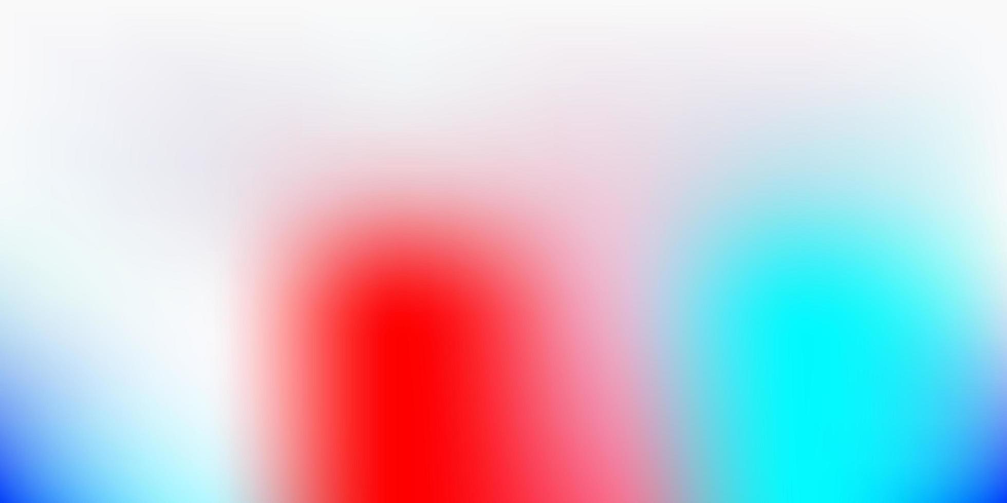 Light Blue Red vector gradient blur layout