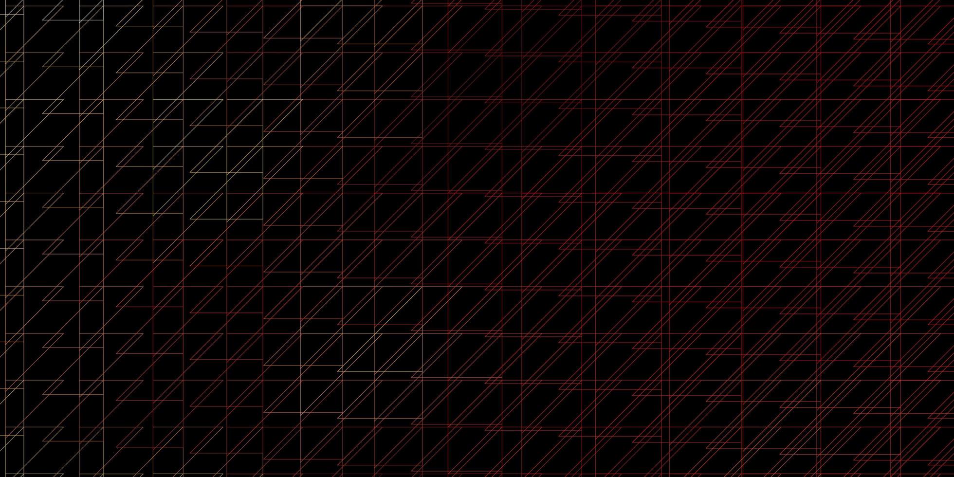 Dark Green Yellow vector backdrop with lines Colorful gradient illustration with abstract flat lines Best design for your posters banners