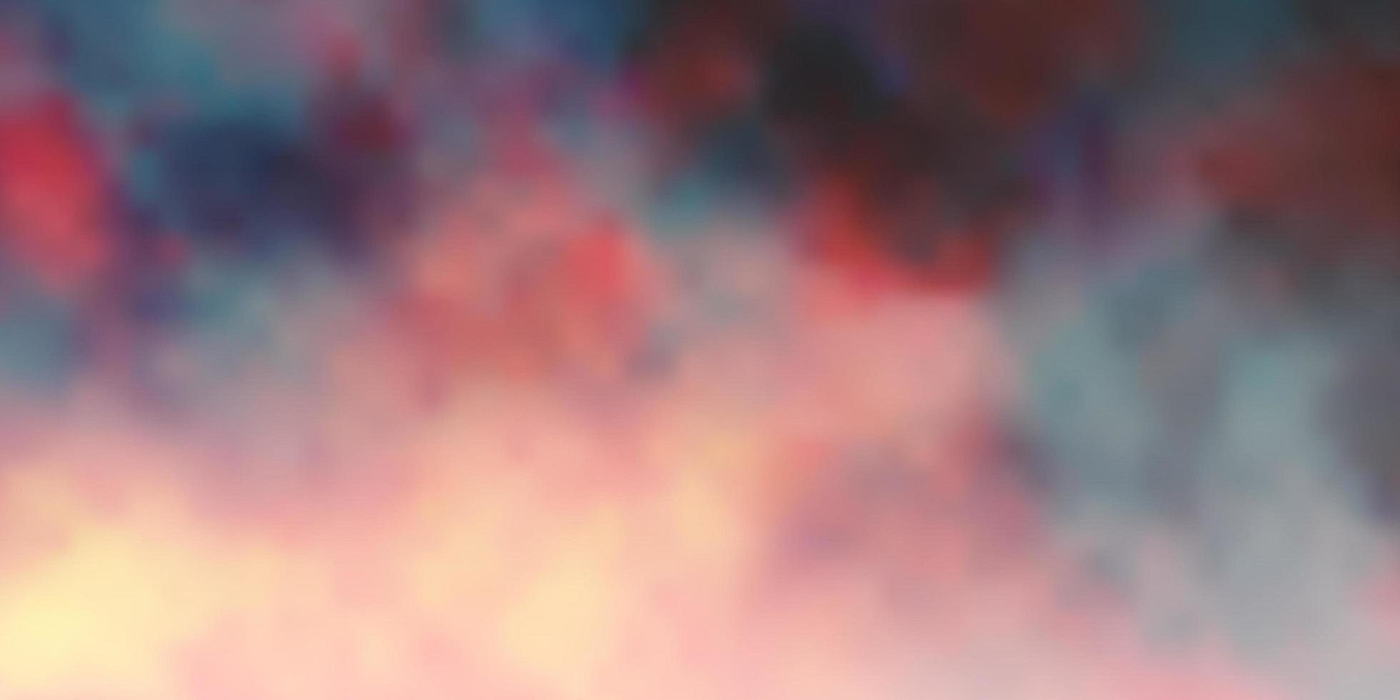 Dark Orange vector template with sky clouds Abstract colorful clouds on gradient illustration Colorful pattern for appdesign