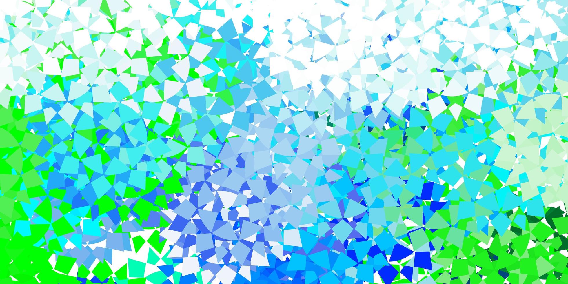 Light blue vector layout with lines triangles