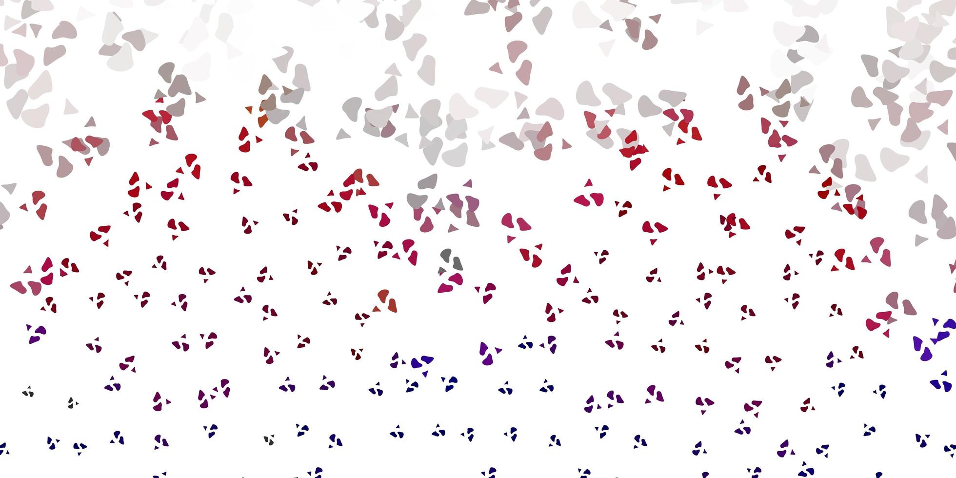 Light pink vector pattern with abstract shapes