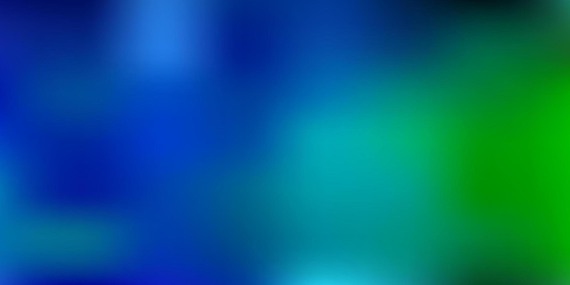 patrón de desenfoque abstracto de vector verde azul claro