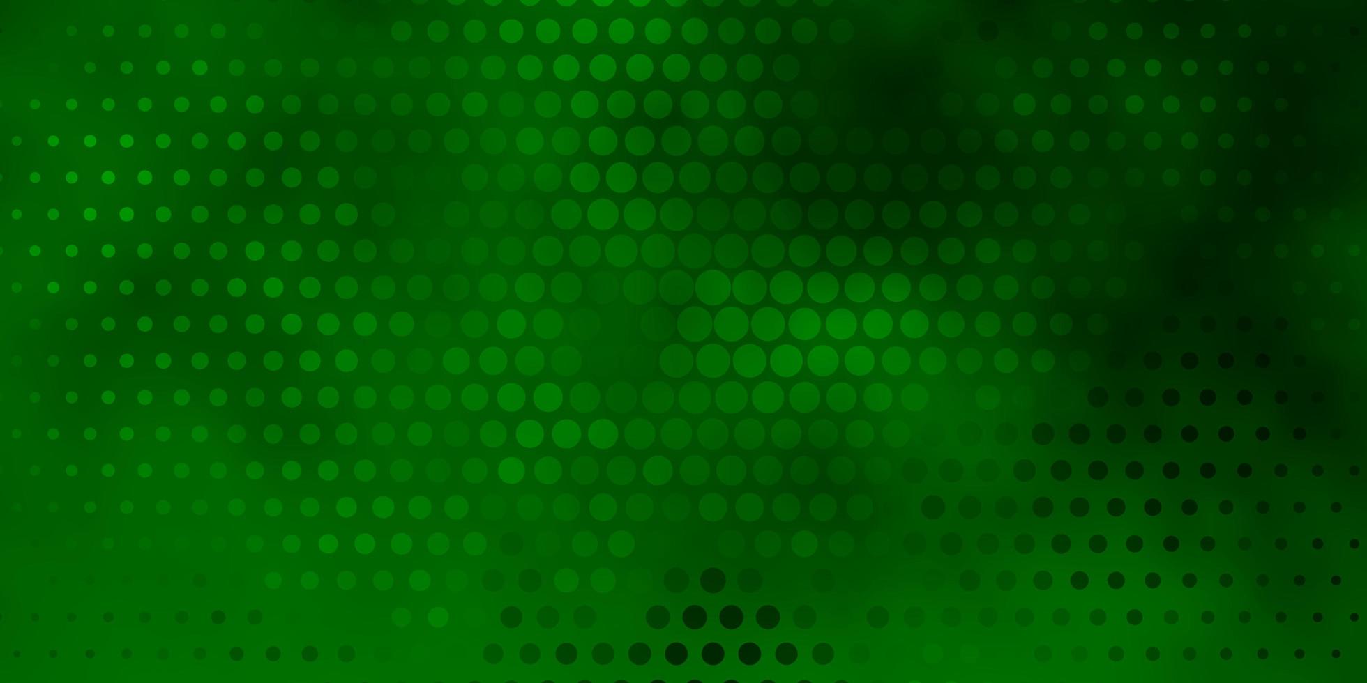 Light Green vector backdrop with dots Abstract colorful disks on simple gradient background Pattern for booklets leaflets