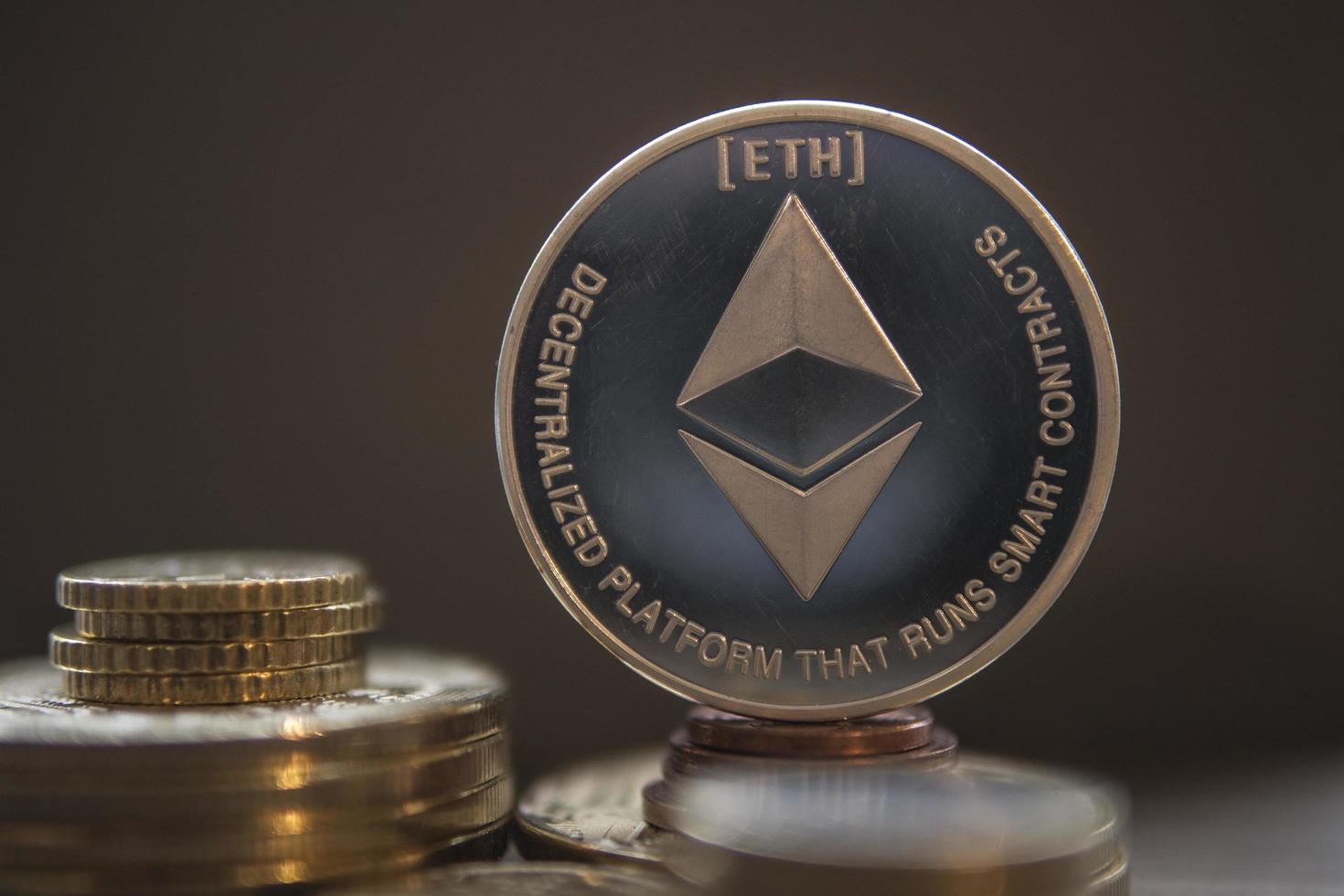 Crypto currency ethereum wallpaper photo