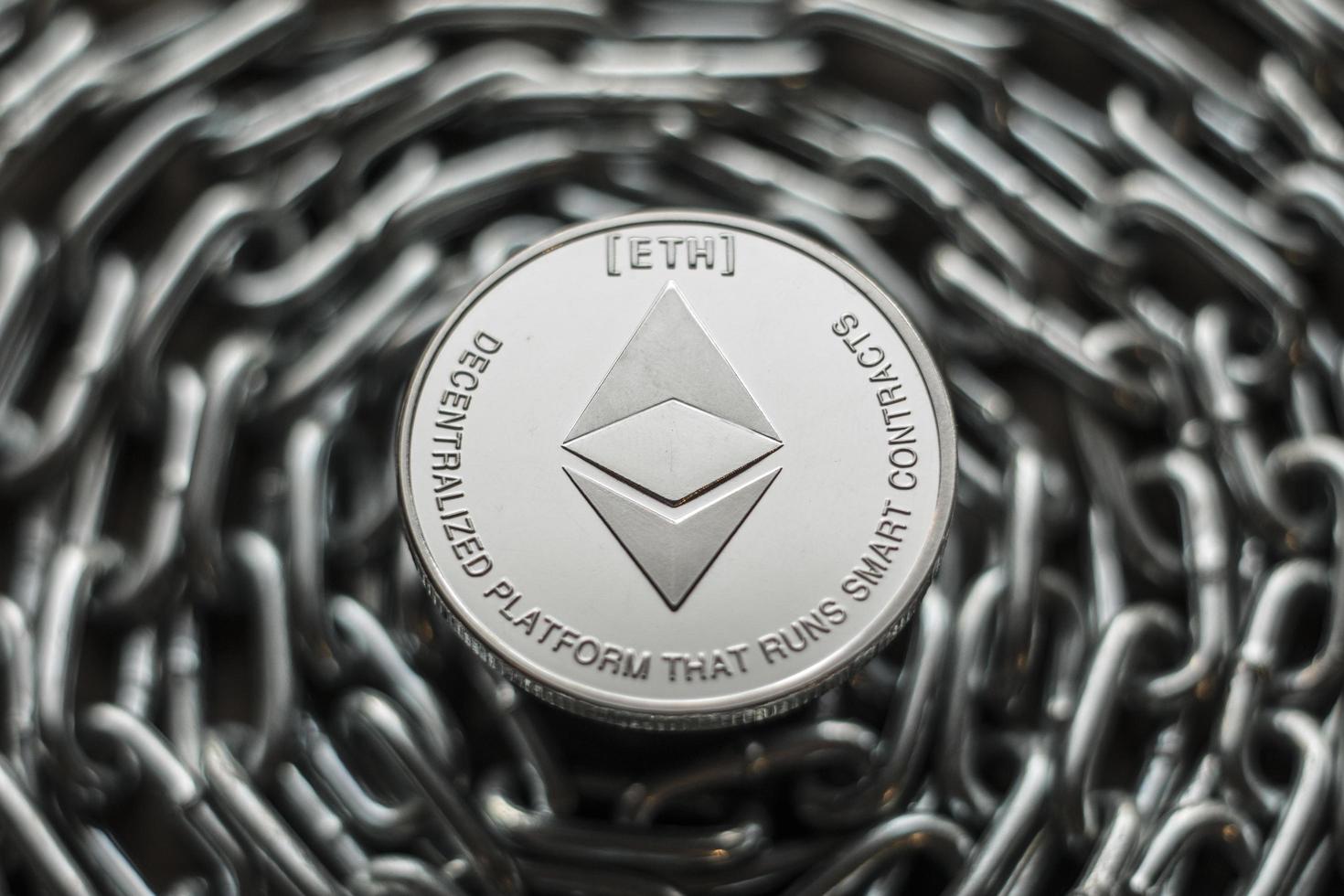 Crypto currency ethereum photo