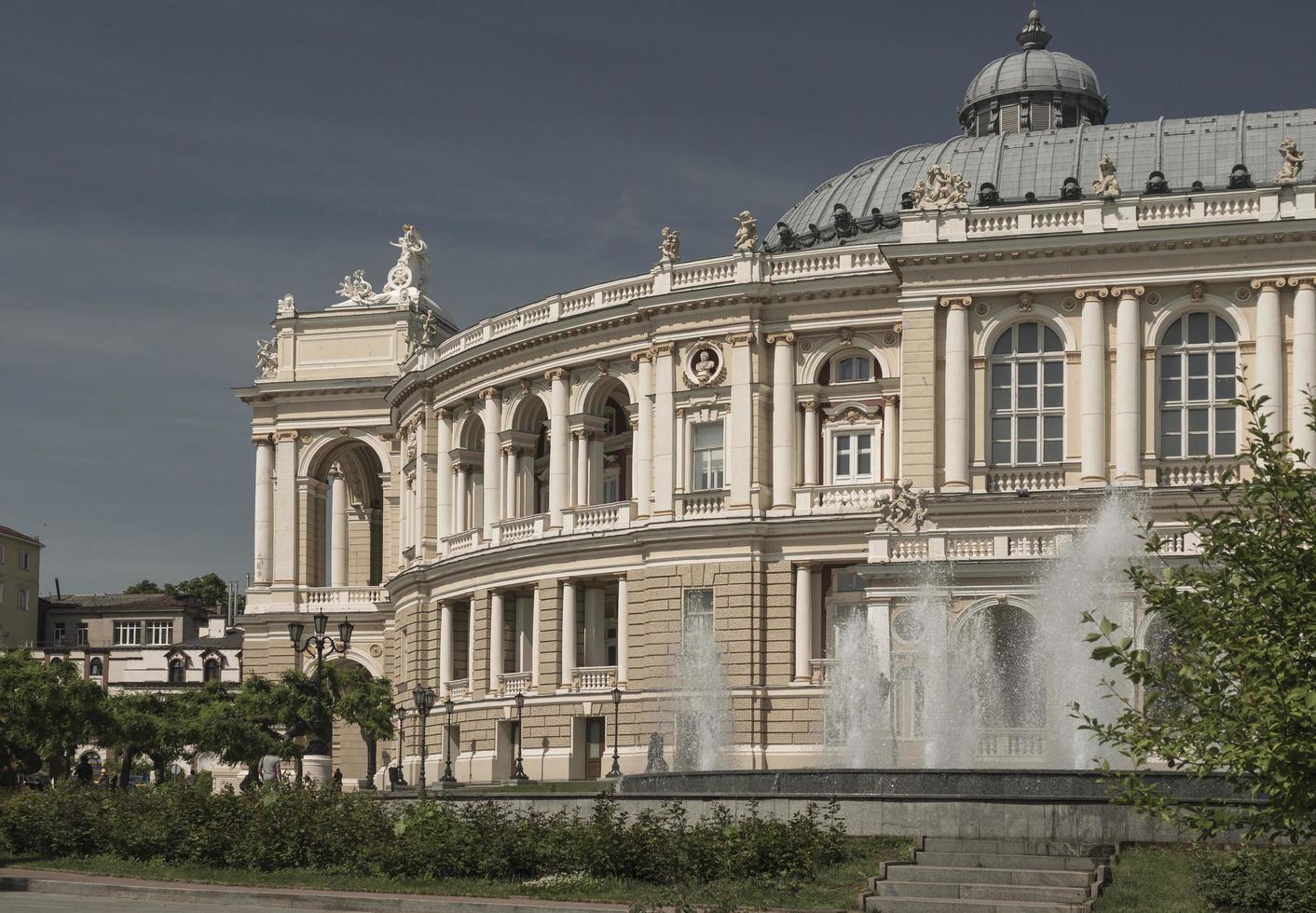 Odessa Opera theatre old city architecture wallpaper photo