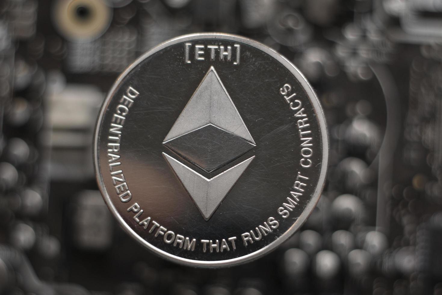 Crypto currency ethereum chain photo