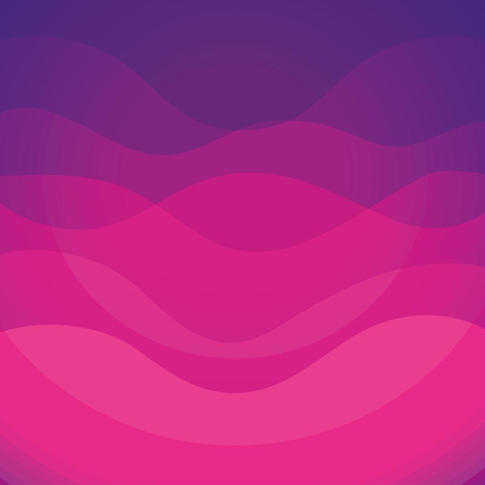 Fondo de ondas colores rosa y morado vector