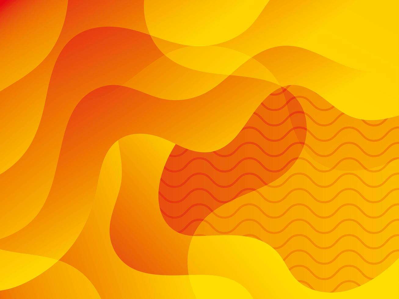 waves background yellow color icon vector