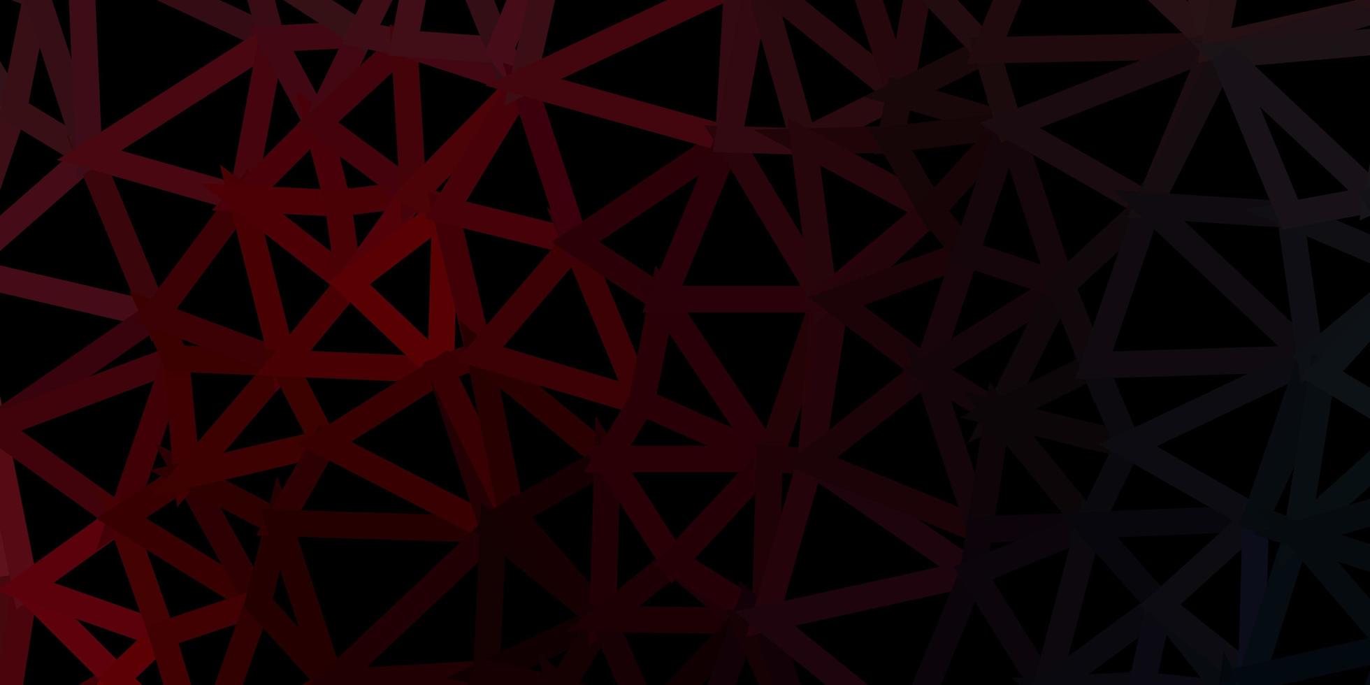 Dark blue red vector geometric polygonal wallpaper