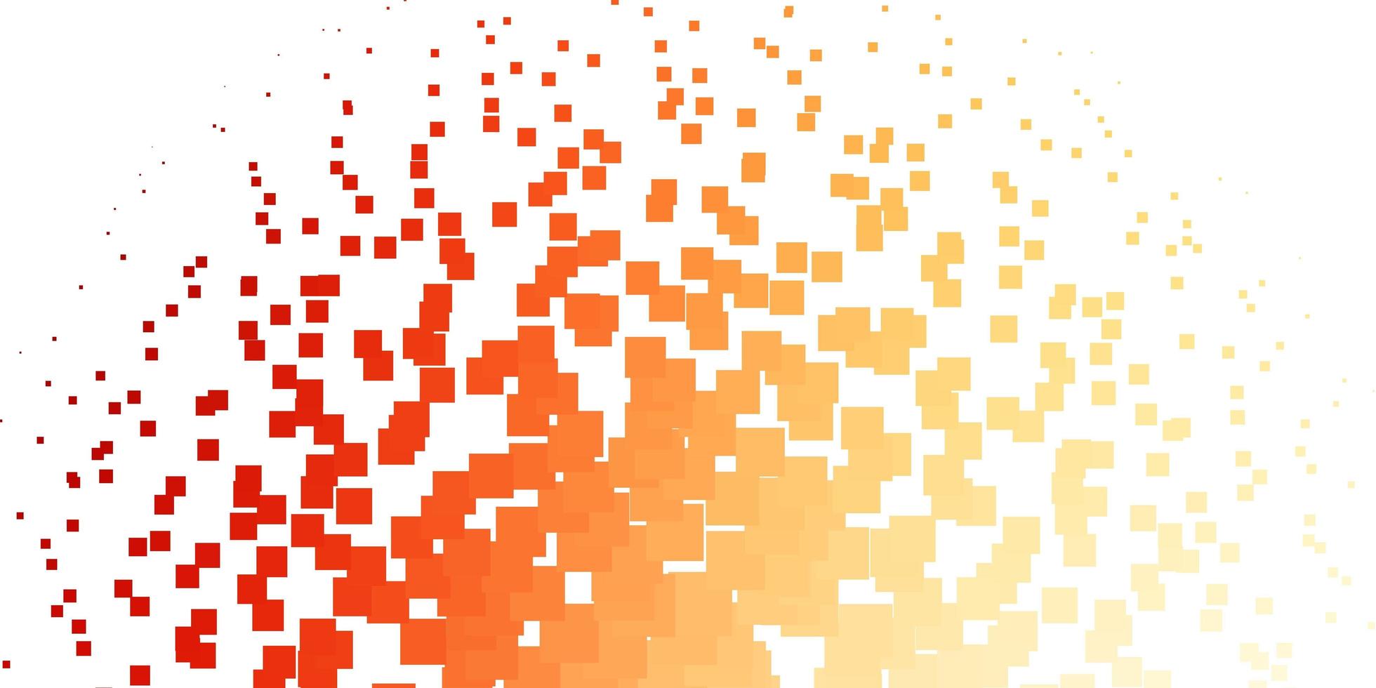 patrón de vector naranja claro en rectángulos de estilo cuadrado con degradado colorido en plantilla de fondo abstracto para teléfonos móviles