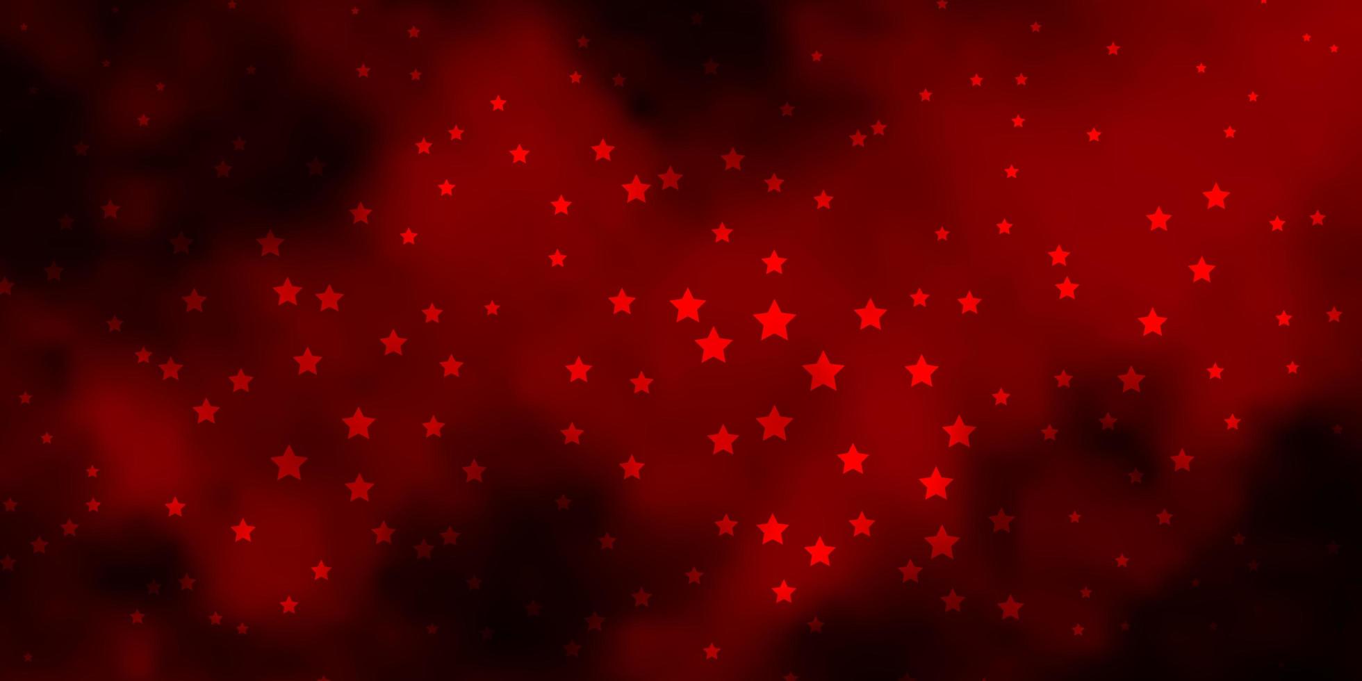 Dark Red vector pattern with abstract stars Blur decorative design in simple style with stars Pattern for websites landing pages