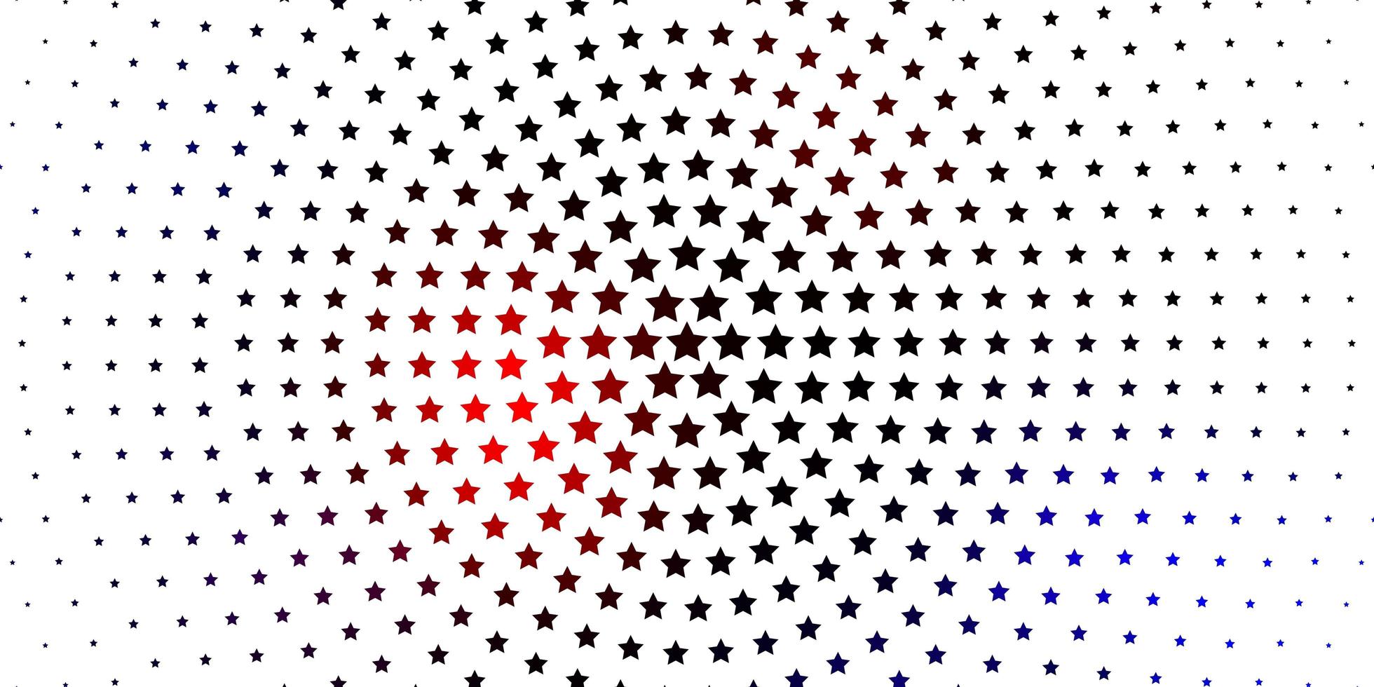 Light Red vector background with colorful stars Colorful illustration in abstract style with gradient stars Design for your business promotion