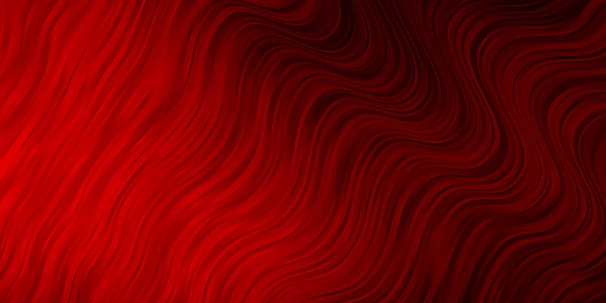Dark Red vector pattern with lines Colorful illustration which consists of curves Template for your UI design