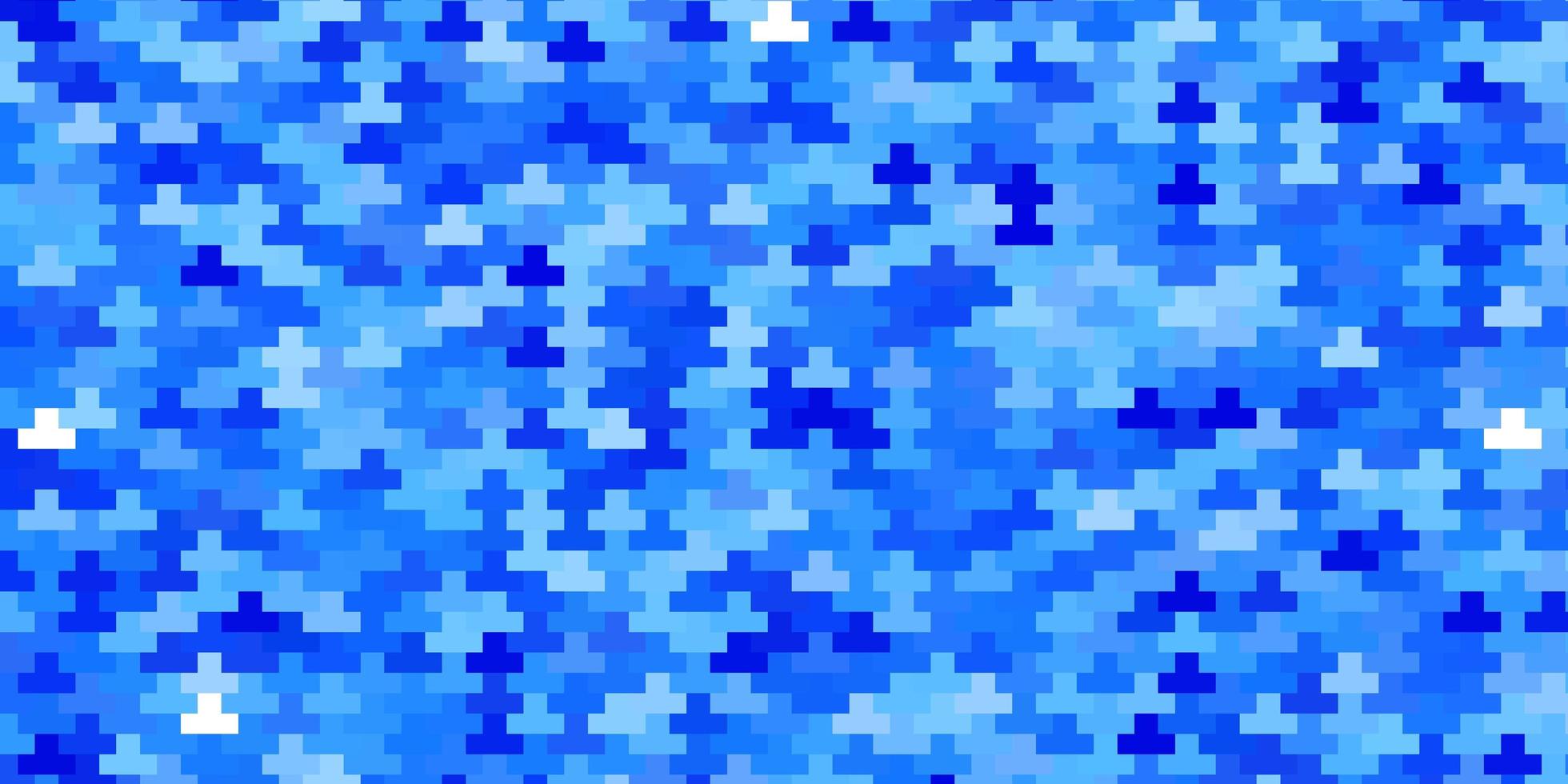 Light BLUE vector pattern in square style Modern design with rectangles in abstract style Best design for your ad poster banner