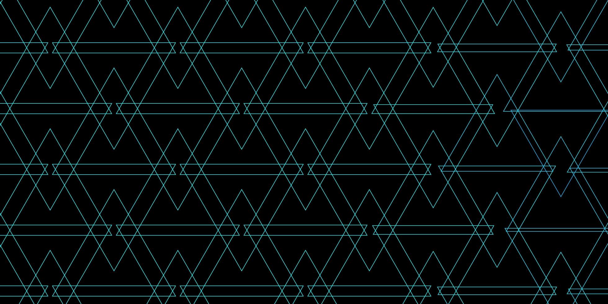 Dark BLUE vector backdrop with lines triangles Shining abstract illustration with colorful triangles Pattern for commercials