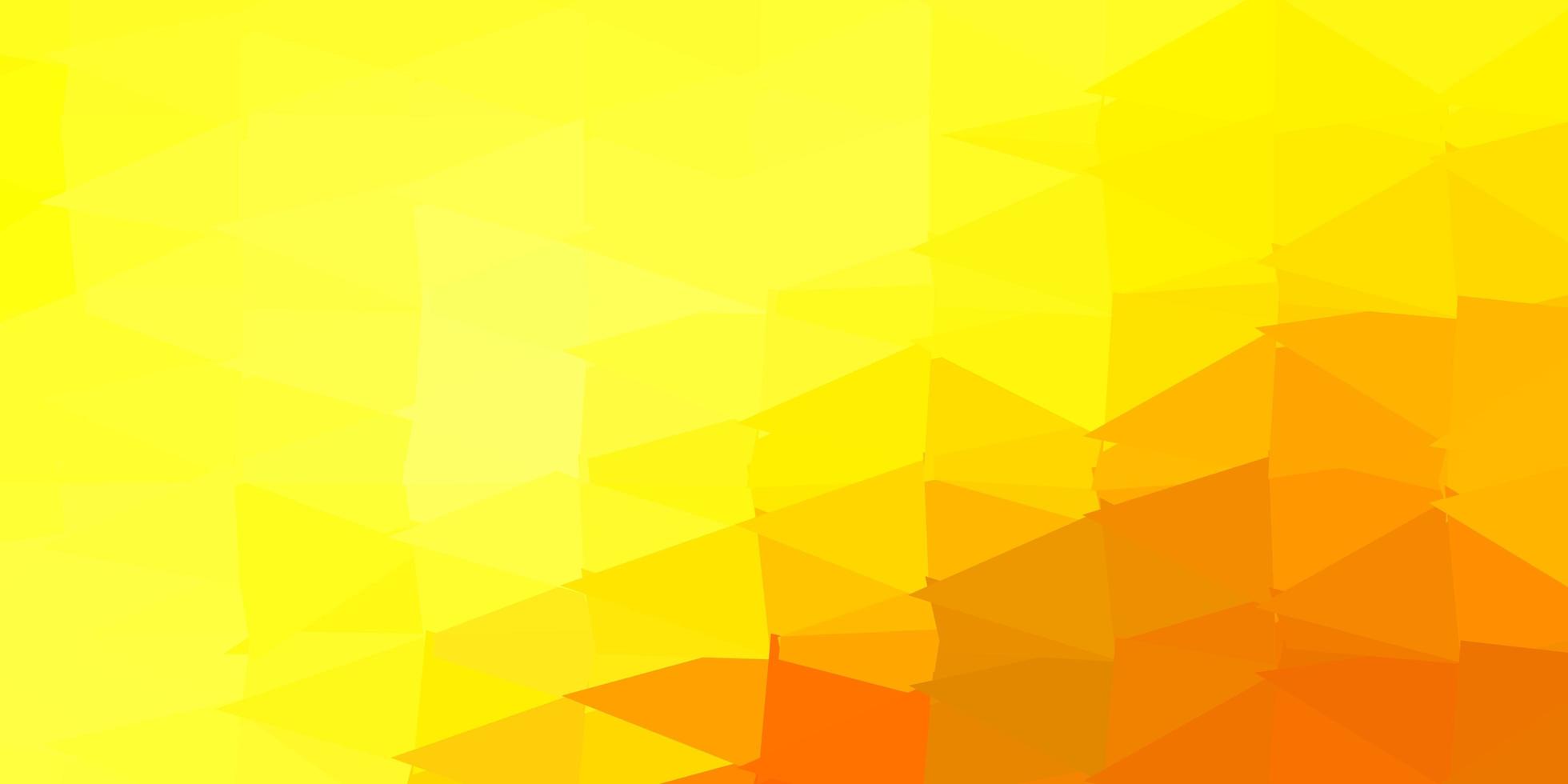 patrón de mosaico de triángulo vector amarillo verde oscuro