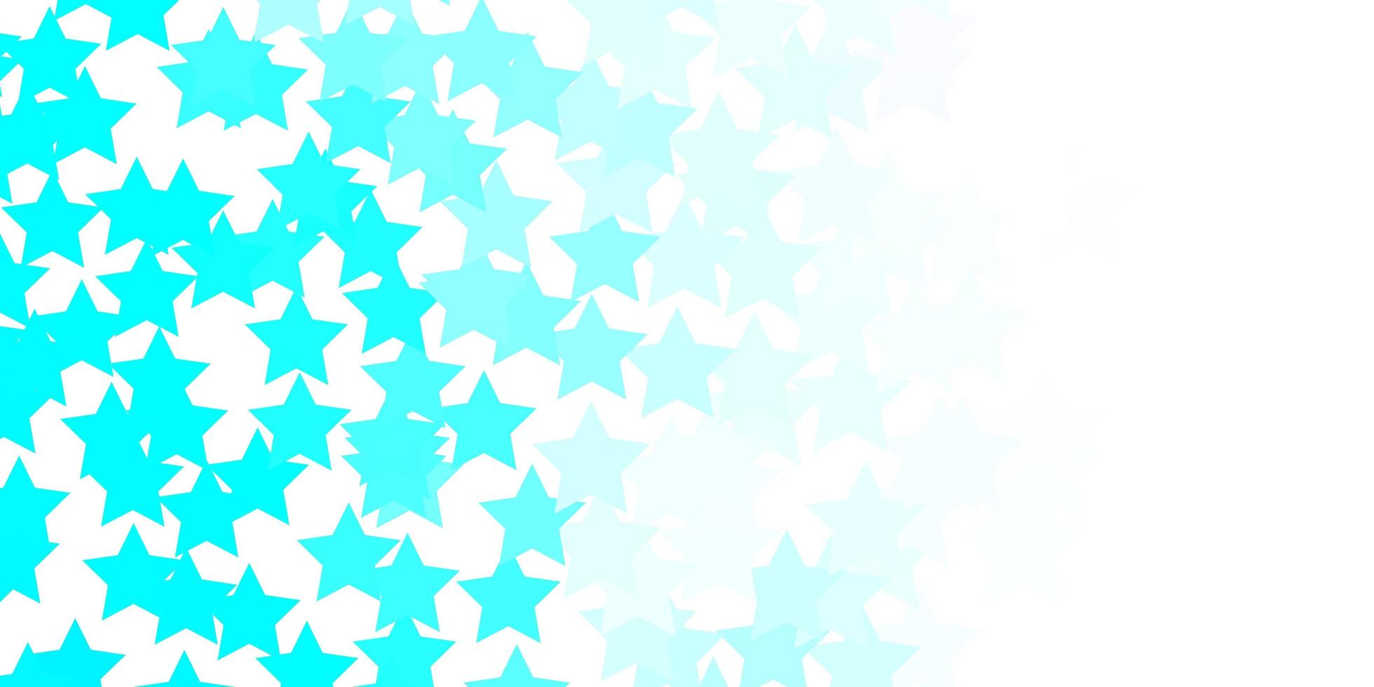 Light BLUE vector template with neon stars Colorful illustration with abstract gradient stars Theme for cell phones