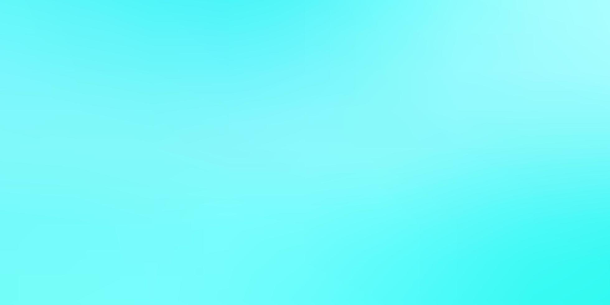 Light Blue Green vector abstract layout Shining colorful illustration in blur style Best design for your business